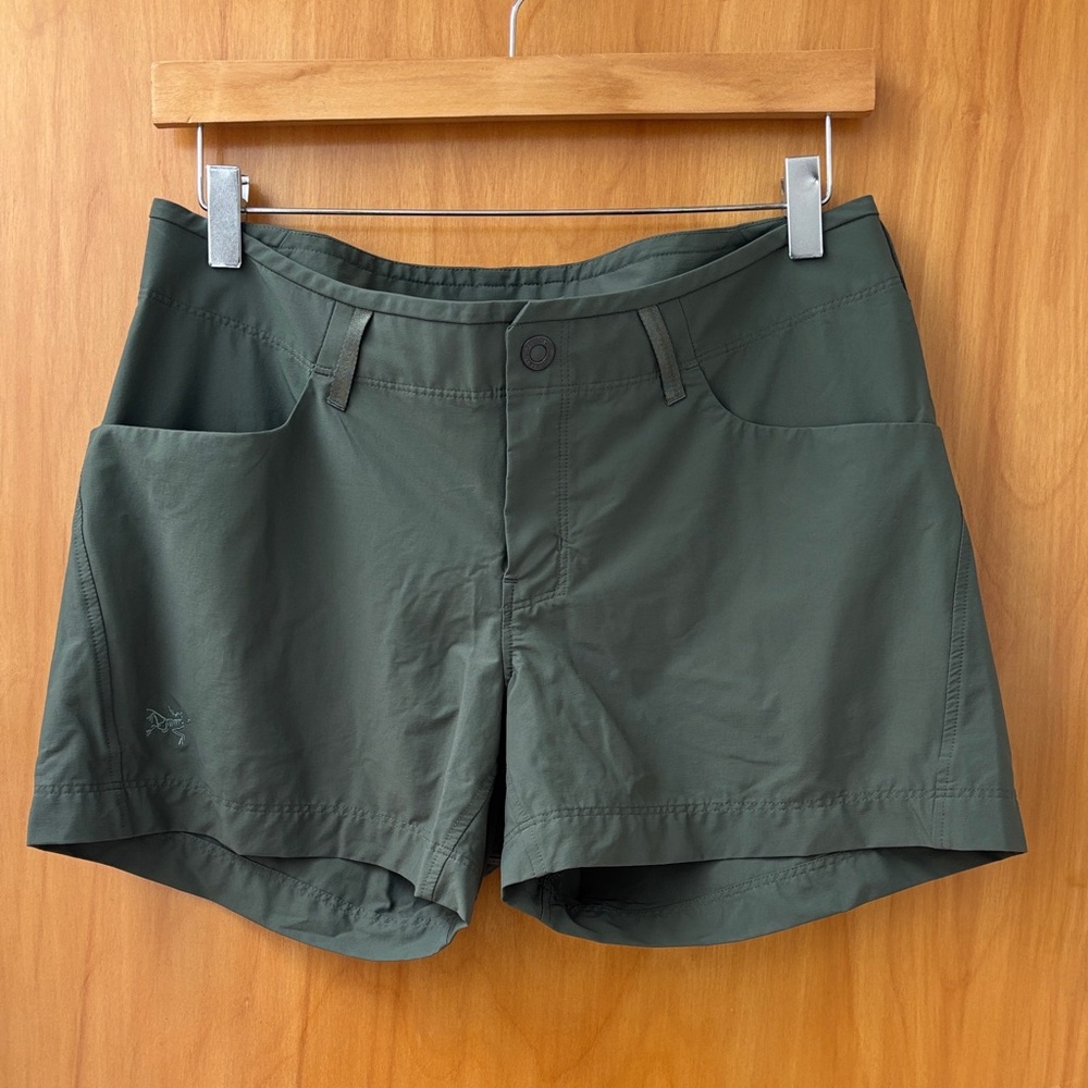 Arc'teryx Olive Hiking Shorts